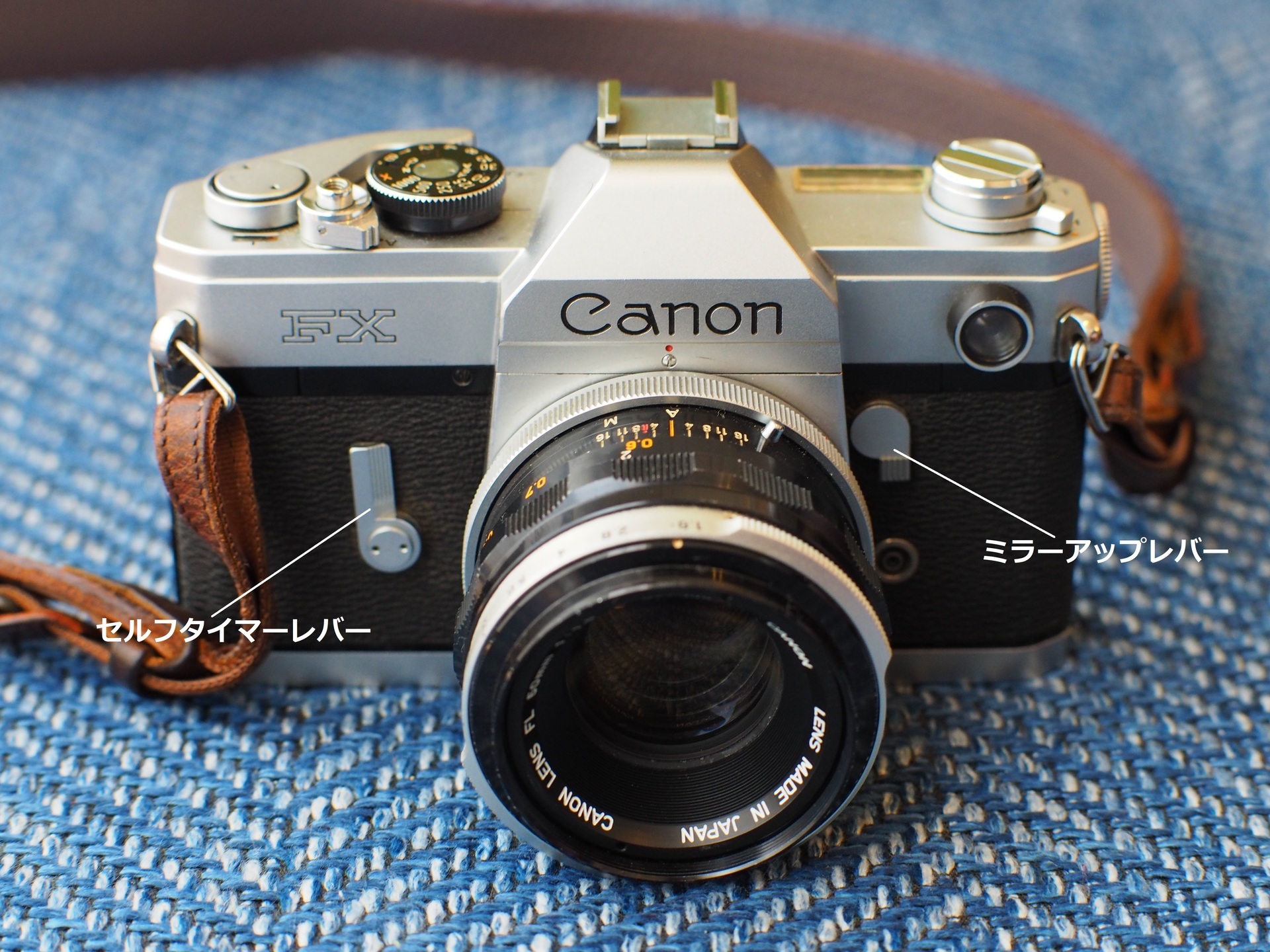 美品 Canon キャノン FX FL 58mm/F1.8 フィルム